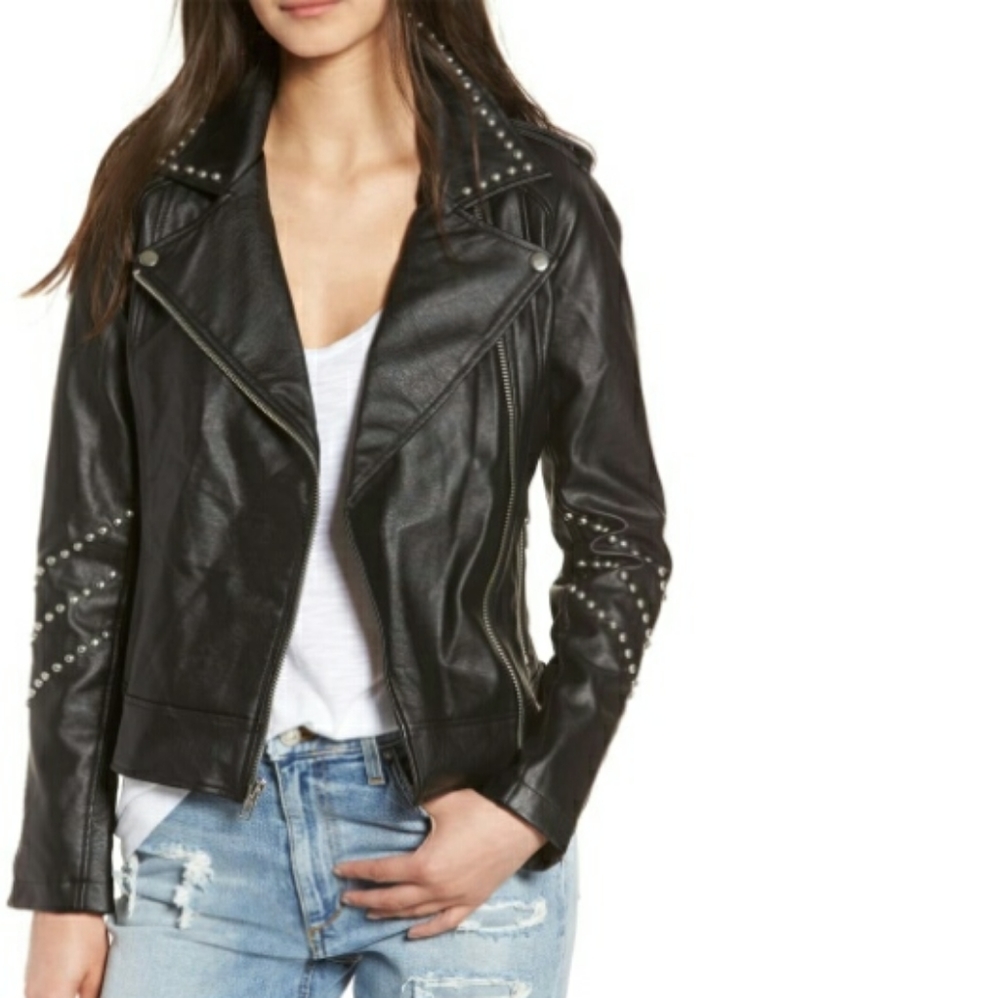 BB Dakota Jerilyn Studded Moto Jacket! NWOT!
